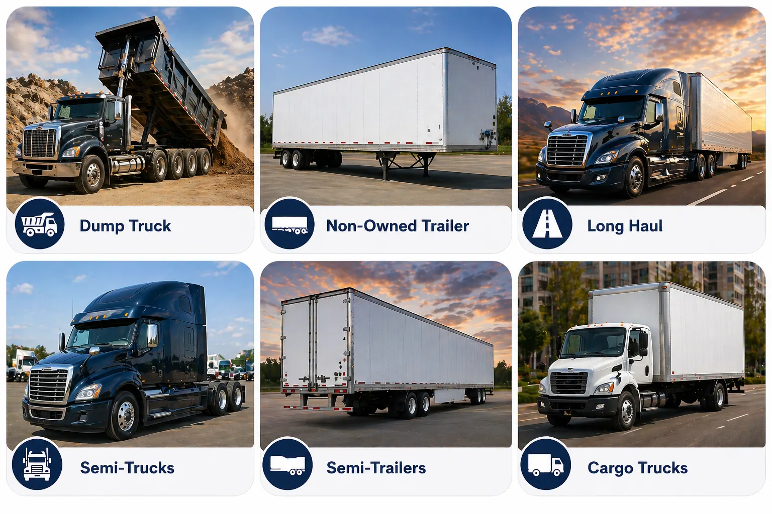 Types of Trucks Insure